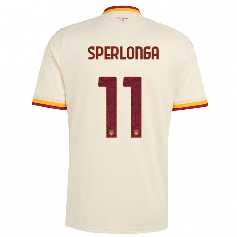 DanxenキッズOmar Sperlonga#11シャンパン レッド イエローアウェイシャツ2026/27ジャージーユニフォーム