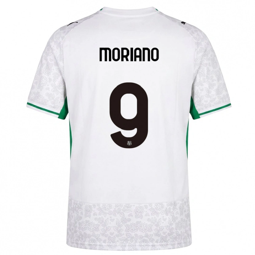 DanxenキッズAndrea Moriano#9ホワイト ブラック グリーンアウェイシャツ2026/27ジャージーユニフォーム