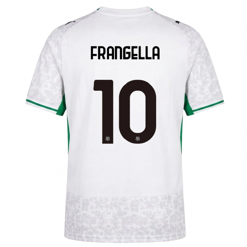DanxenキッズChristian Frangella#10ホワイト ブラック グリーンアウェイシャツ2026/27ジャージーユニフォーム