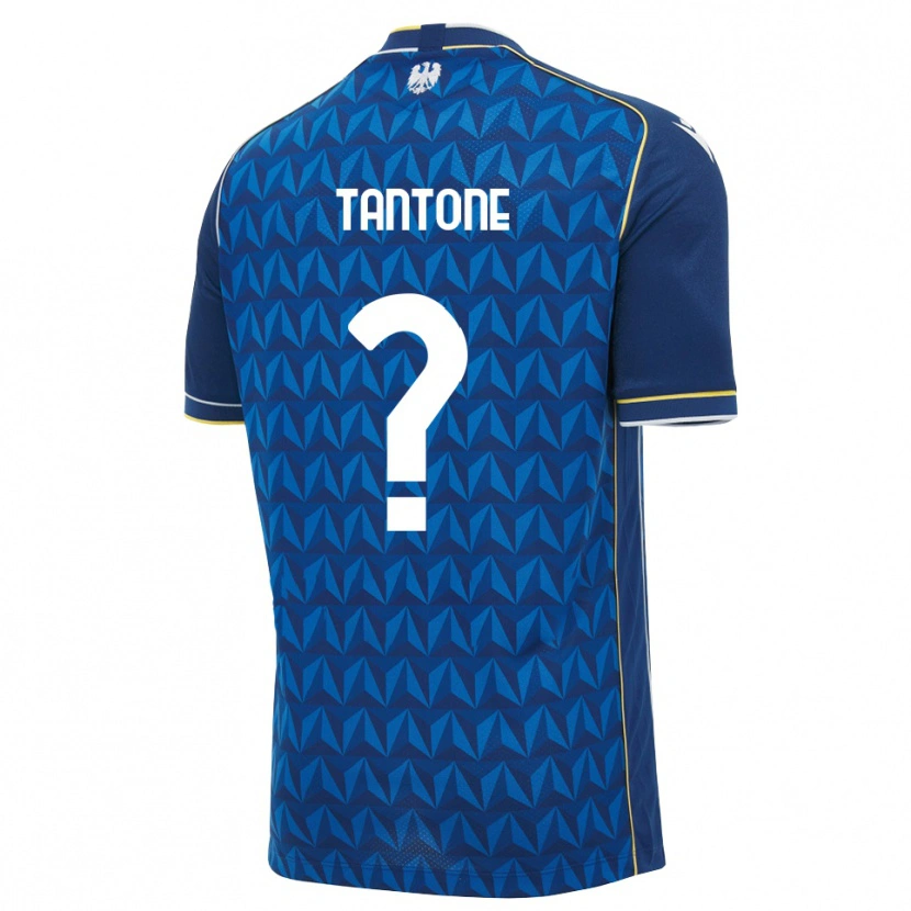 DanxenキッズRiccardo Tantone#0ロイヤルブルー ホワイト ブルーアウェイシャツ2026/27ジャージーユニフォーム
