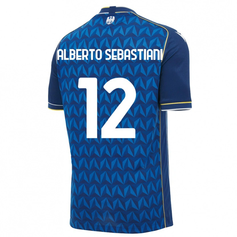 DanxenキッズJosé Alberto Sebastiani#12ロイヤルブルー ホワイト ブルーアウェイシャツ2026/27ジャージーユニフォーム
