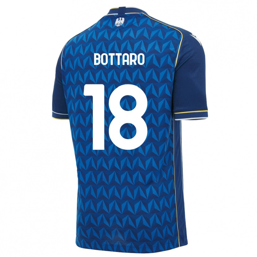 DanxenキッズLeonardo Bottaro#18ロイヤルブルー ホワイト ブルーアウェイシャツ2026/27ジャージーユニフォーム