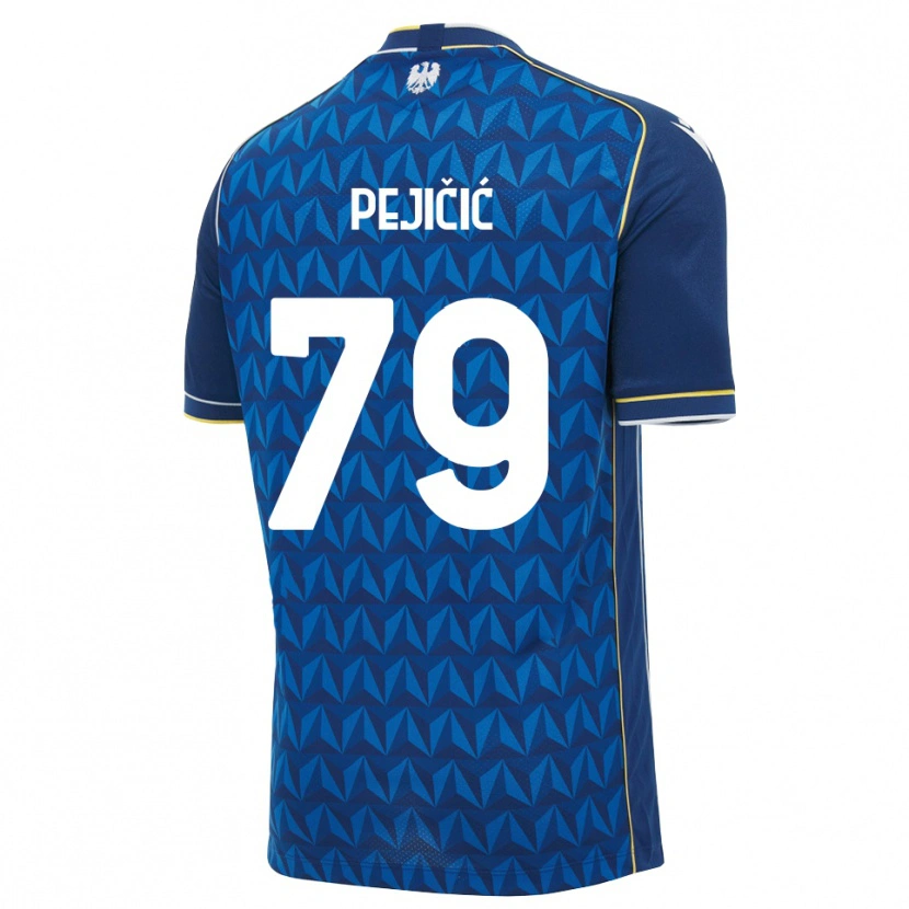 DanxenキッズDavid Pejičić#79ロイヤルブルー ホワイト ブルーアウェイシャツ2026/27ジャージーユニフォーム
