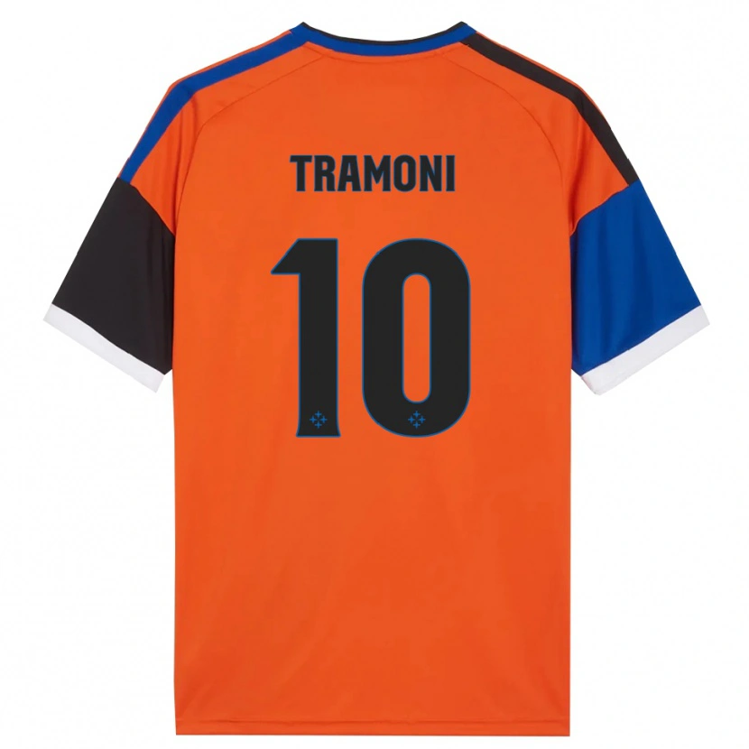 DanxenキッズMatteo Tramoni#10オレンジ ブルー ブラック ホワイトアウェイシャツ2026/27ジャージーユニフォーム