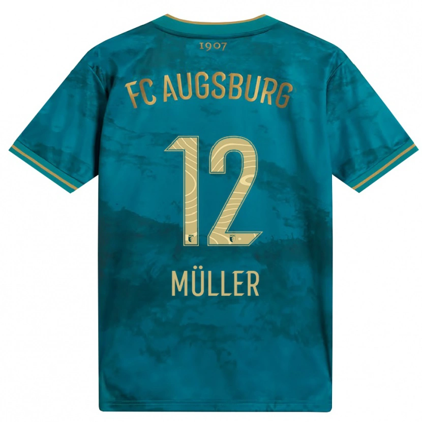 DanxenキッズJanine Müller#12グリーン ブラウンアウェイシャツ2026/27ジャージーユニフォーム