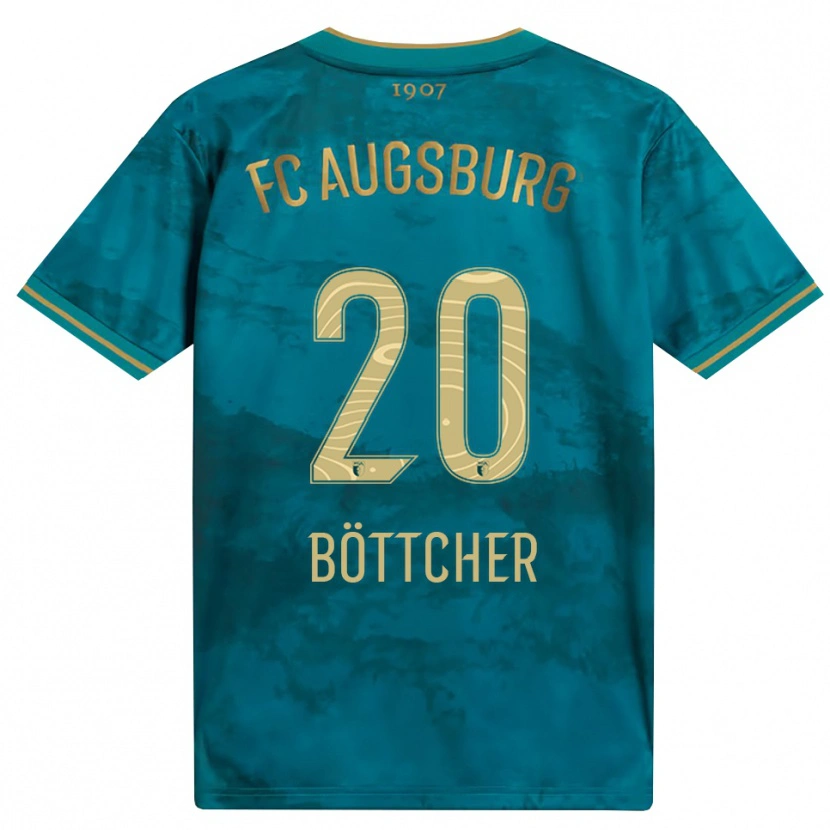 DanxenキッズAntonia Böttcher#20グリーン ブラウンアウェイシャツ2026/27ジャージーユニフォーム