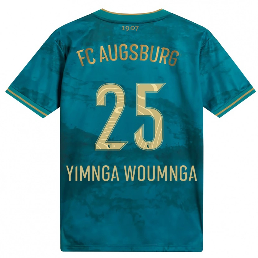 DanxenキッズBatkam Yimnga Woumnga#25グリーン ブラウンアウェイシャツ2026/27ジャージーユニフォーム