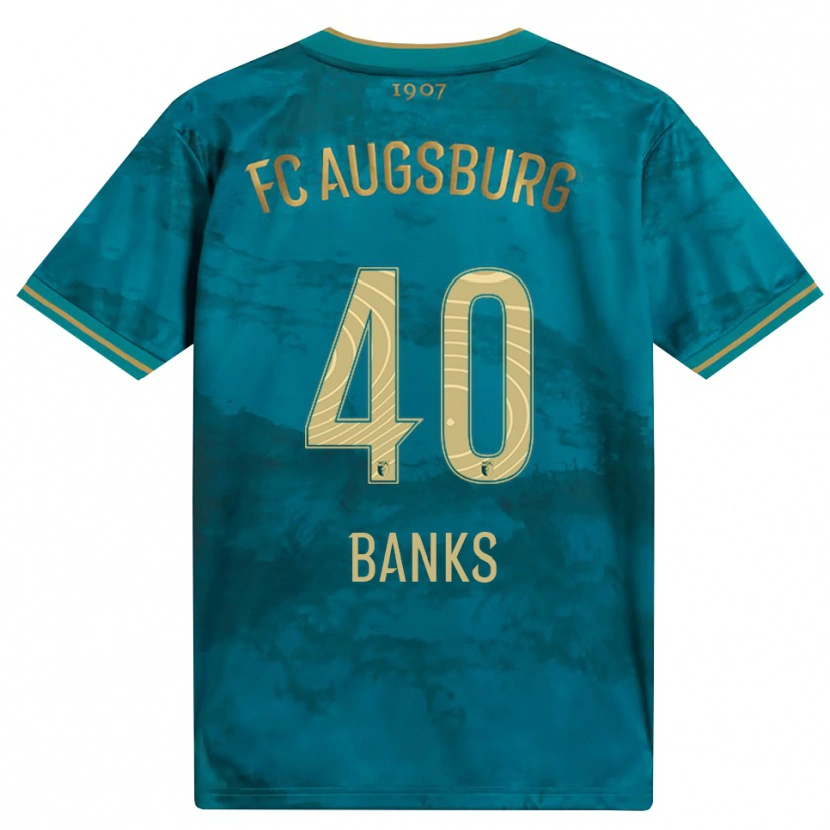 DanxenキッズNoahkai Banks#40グリーン ブラウンアウェイシャツ2026/27ジャージーユニフォーム