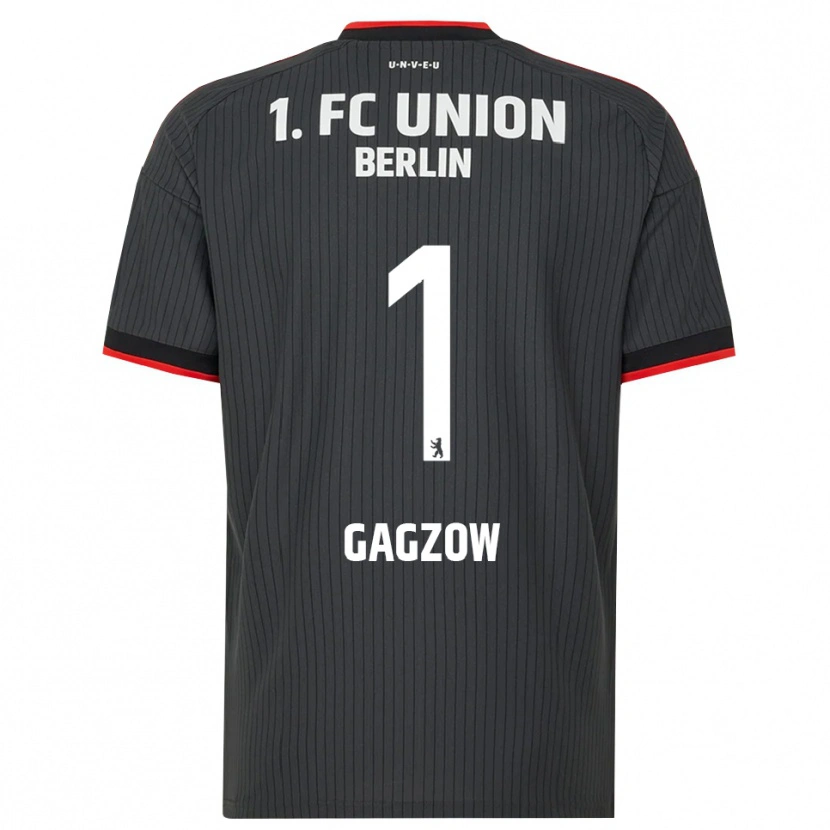 DanxenキッズFritz Gagzow#1ブラック ホワイトレッドアウェイシャツ2026/27ジャージーユニフォーム