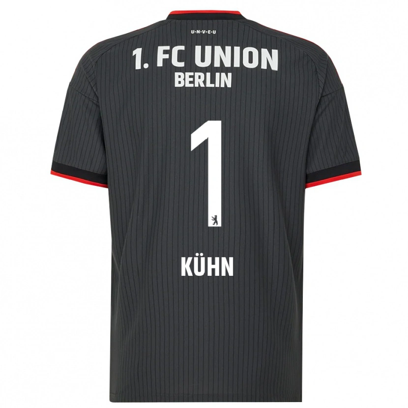 DanxenキッズSamuel Kühn#1ブラック ホワイトレッドアウェイシャツ2026/27ジャージーユニフォーム