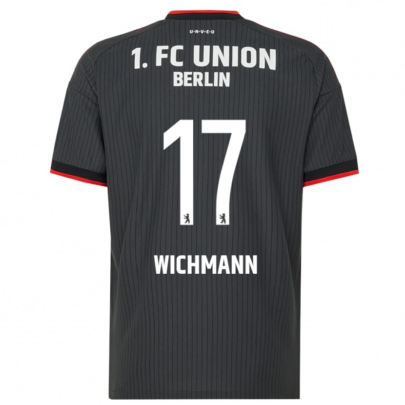 DanxenキッズJulius Wichmann#17ブラック ホワイトレッドアウェイシャツ2026/27ジャージーユニフォーム