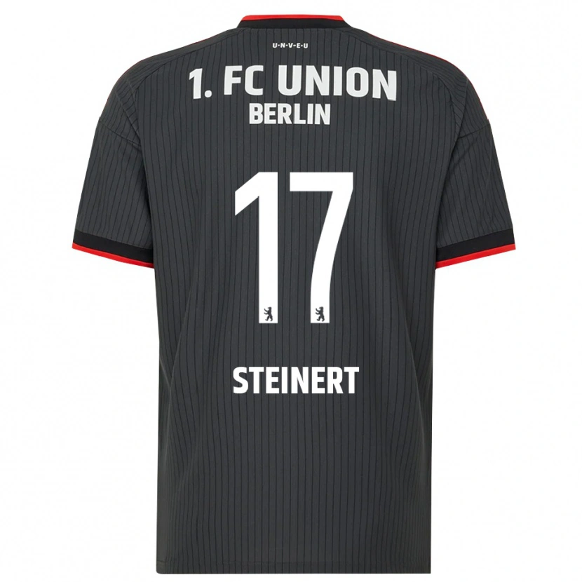DanxenキッズJudith Steinert#17ブラック ホワイトレッドアウェイシャツ2026/27ジャージーユニフォーム