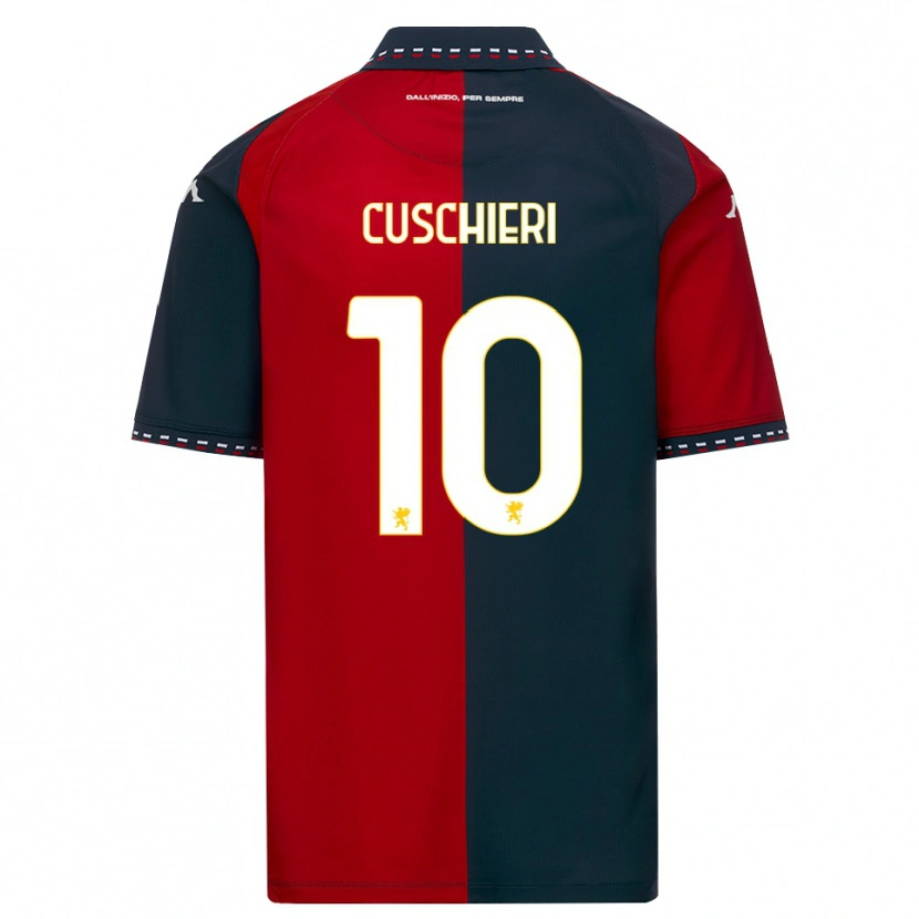 DanxenメンズRachel Cuschieri#10レッド ブラック ホワイトホームシャツ2026/27ジャージーユニフォーム