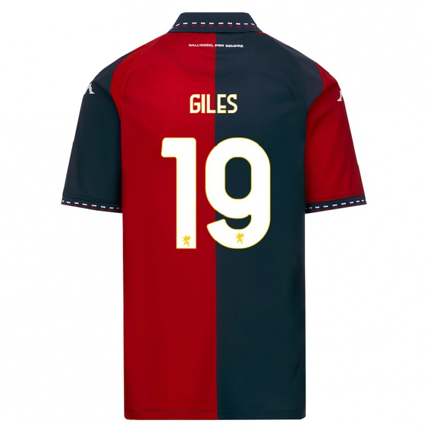 DanxenメンズHeidi Giles#19レッド ブラック ホワイトホームシャツ2026/27ジャージーユニフォーム