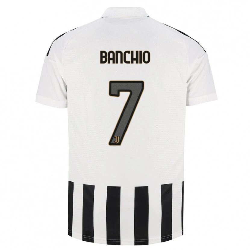 DanxenメンズGianluca Banchio#7ブラック ホワイト ブラウンホームシャツ2026/27ジャージーユニフォーム