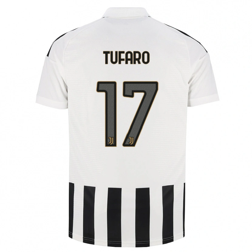 DanxenメンズGabriele Tufaro#17ブラック ホワイト ブラウンホームシャツ2026/27ジャージーユニフォーム