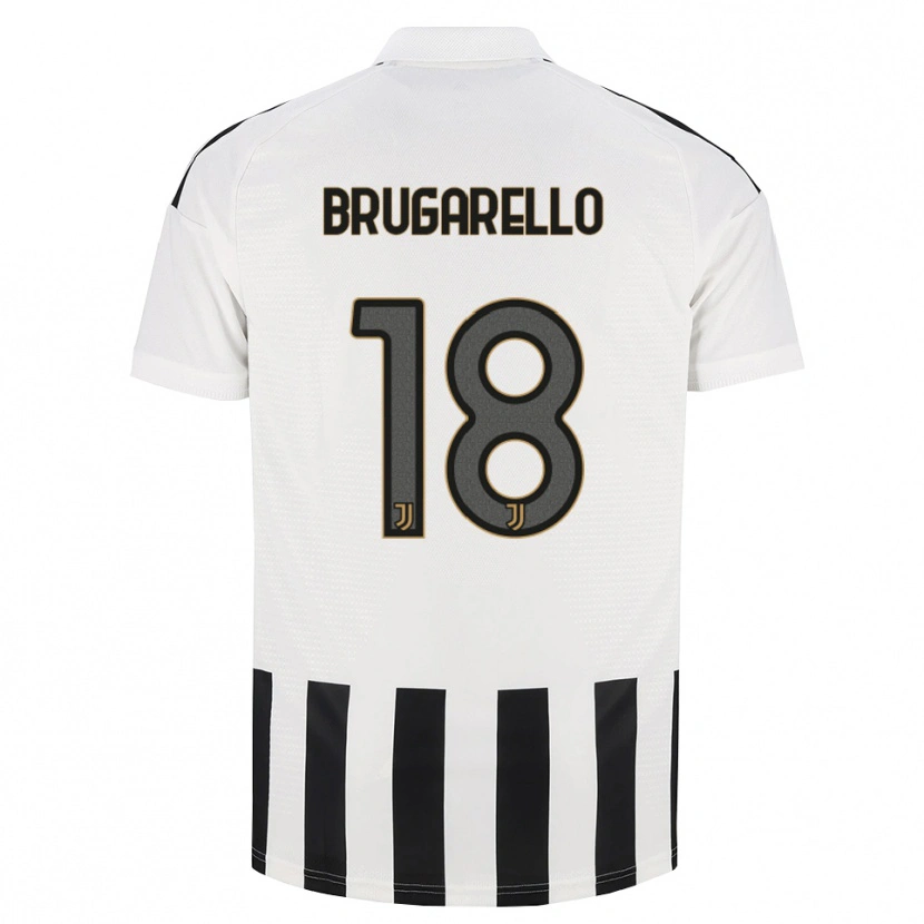DanxenメンズMattia Brugarello#18ブラック ホワイト ブラウンホームシャツ2026/27ジャージーユニフォーム