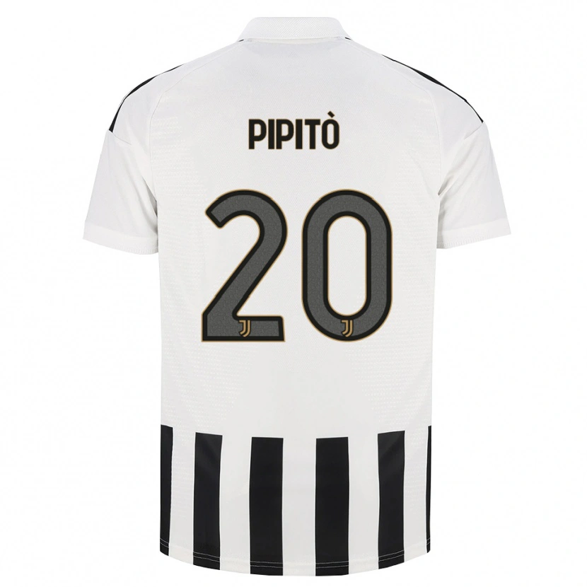 DanxenメンズGiuseppe Pipitò#20ブラック ホワイト ブラウンホームシャツ2026/27ジャージーユニフォーム