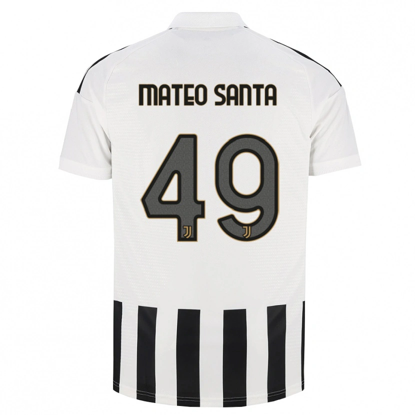 DanxenメンズMateo Santa Maria#49ブラック ホワイト ブラウンホームシャツ2026/27ジャージーユニフォーム
