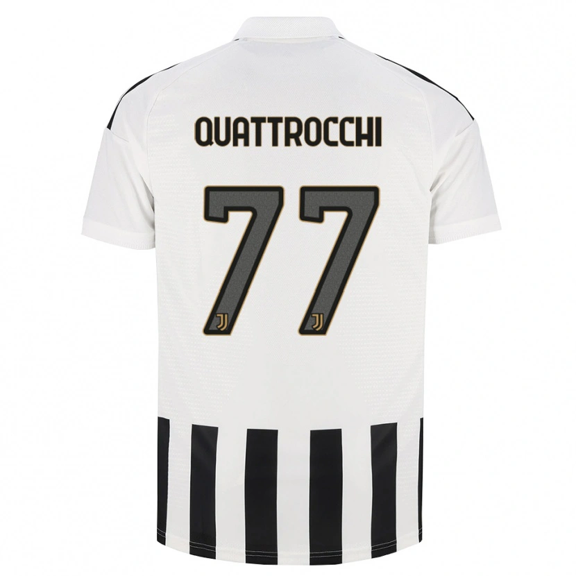 DanxenメンズJuan Ignacio Quattrocchi#77ブラック ホワイト ブラウンホームシャツ2026/27ジャージーユニフォーム