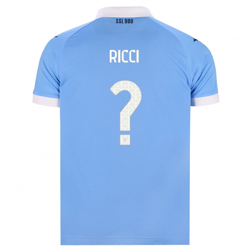 DanxenメンズGianmarco Ricci#0スカイブルー ブラック ホワイトホームシャツ2026/27ジャージーユニフォーム