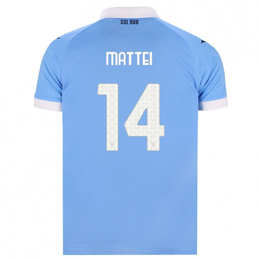 DanxenメンズSarah Mattei#14スカイブルー ブラック ホワイトホームシャツ2026/27ジャージーユニフォーム