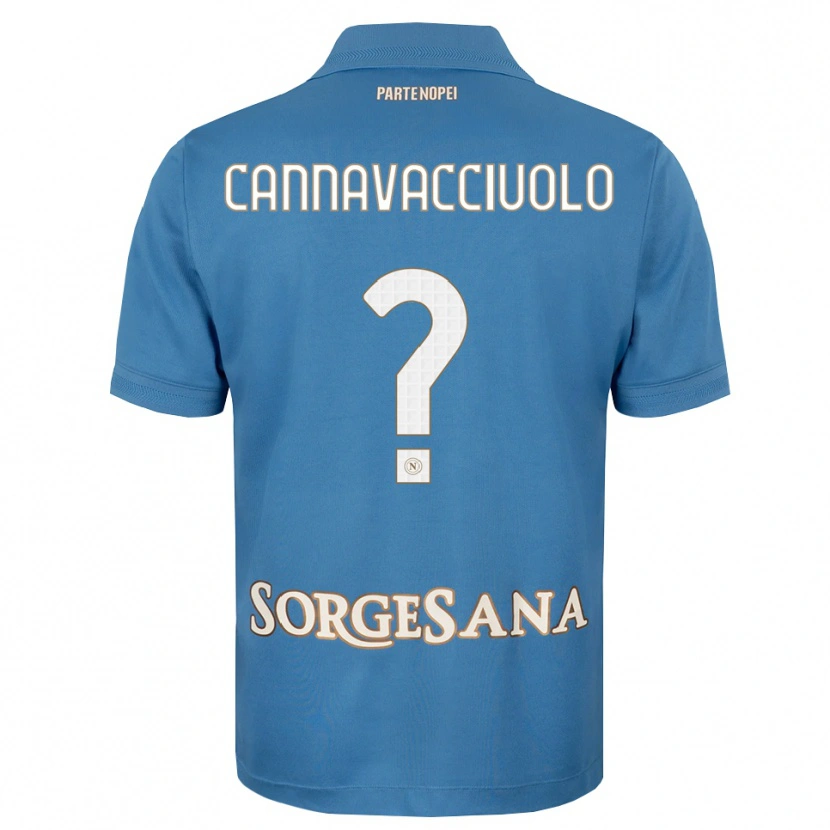 DanxenメンズLuigi Pio Cannavacciuolo#0ヘイズブルー ホワイトホームシャツ2026/27ジャージーユニフォーム