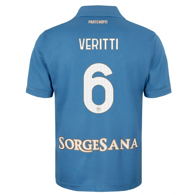 DanxenメンズFederica Veritti#6ヘイズブルー ホワイトホームシャツ2026/27ジャージーユニフォーム