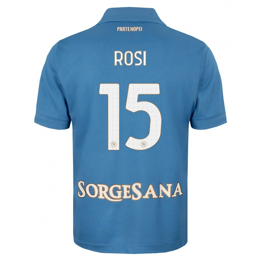 DanxenメンズPasquale Rosi#15ヘイズブルー ホワイトホームシャツ2026/27ジャージーユニフォーム