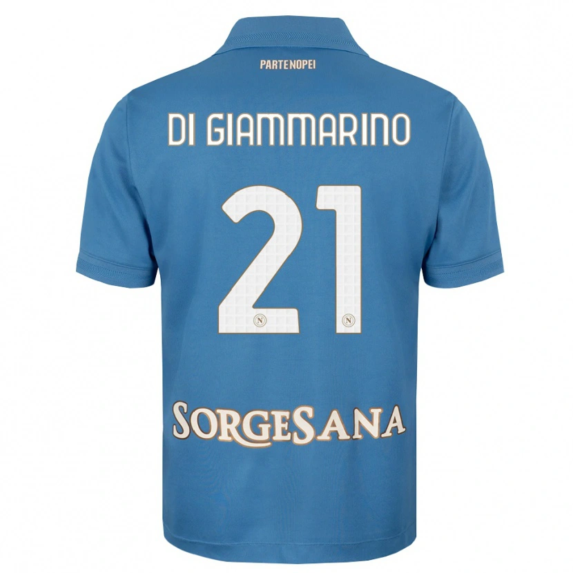 DanxenメンズVirginia Di Giammarino#21ヘイズブルー ホワイトホームシャツ2026/27ジャージーユニフォーム