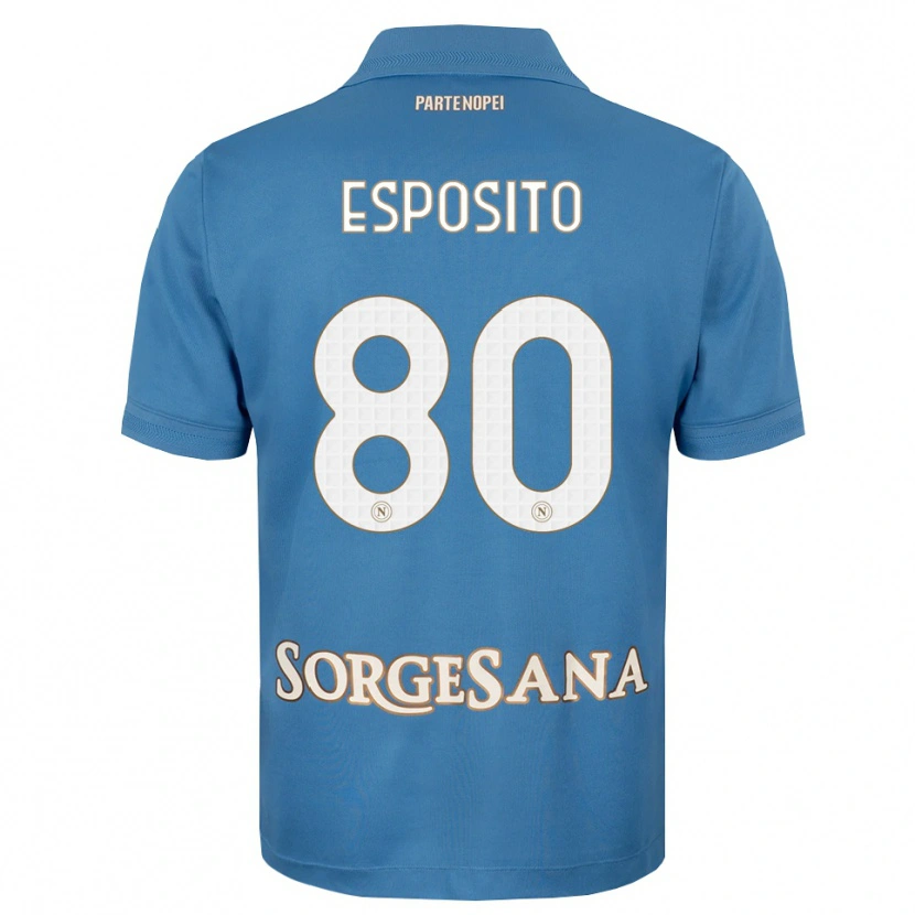 DanxenメンズLuigi Esposito#80ヘイズブルー ホワイトホームシャツ2026/27ジャージーユニフォーム