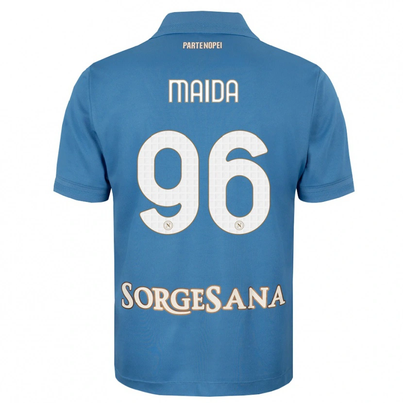 DanxenメンズGiuseppe Maida#96ヘイズブルー ホワイトホームシャツ2026/27ジャージーユニフォーム