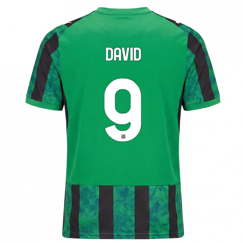 DanxenメンズMario David#9グリーン ブラック ホワイトホームシャツ2026/27ジャージーユニフォーム