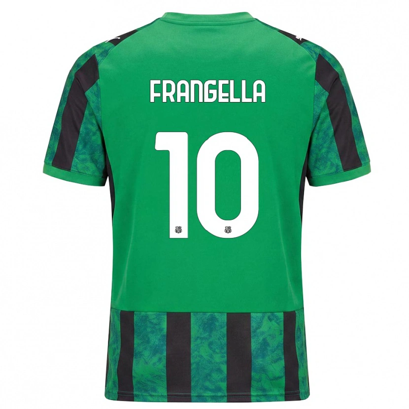 DanxenメンズChristian Frangella#10グリーン ブラック ホワイトホームシャツ2026/27ジャージーユニフォーム