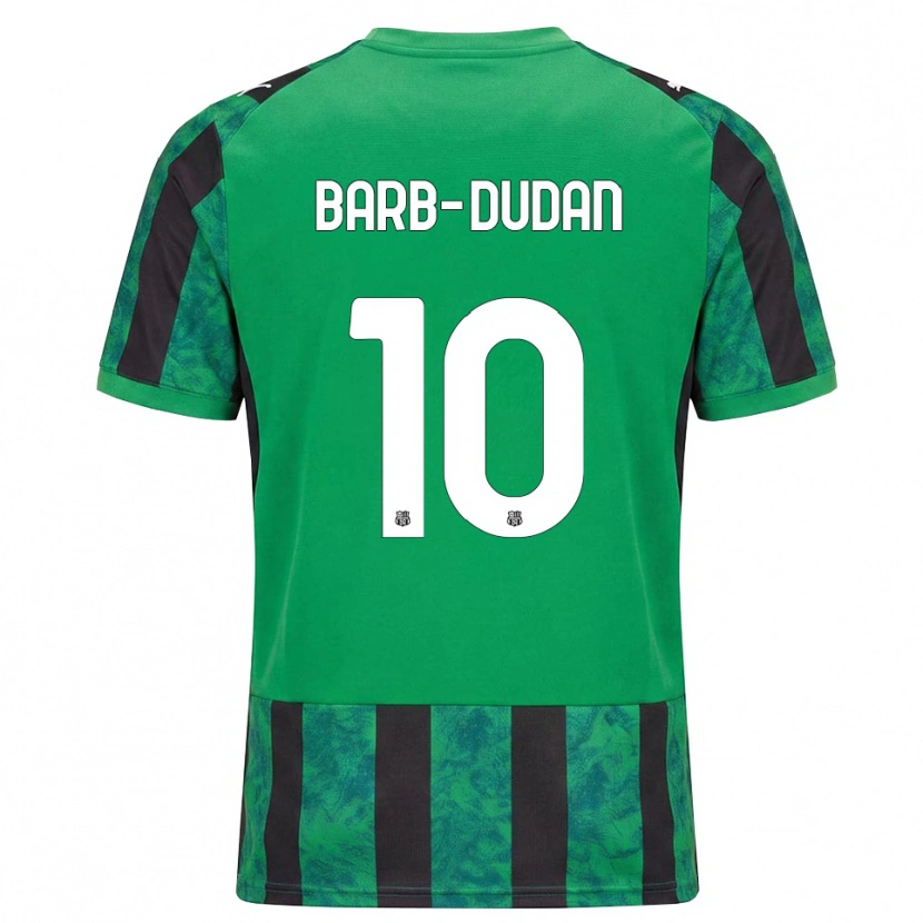 DanxenメンズMarco Barb-Dudan#10グリーン ブラック ホワイトホームシャツ2026/27ジャージーユニフォーム