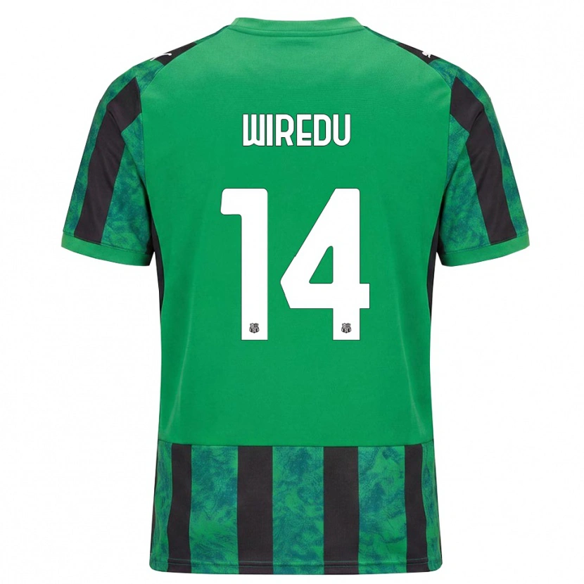 DanxenメンズFrancis Wiredu#14グリーン ブラック ホワイトホームシャツ2026/27ジャージーユニフォーム