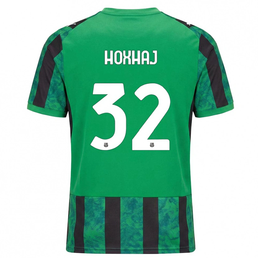 DanxenメンズKristina Hoxhaj#32グリーン ブラック ホワイトホームシャツ2026/27ジャージーユニフォーム