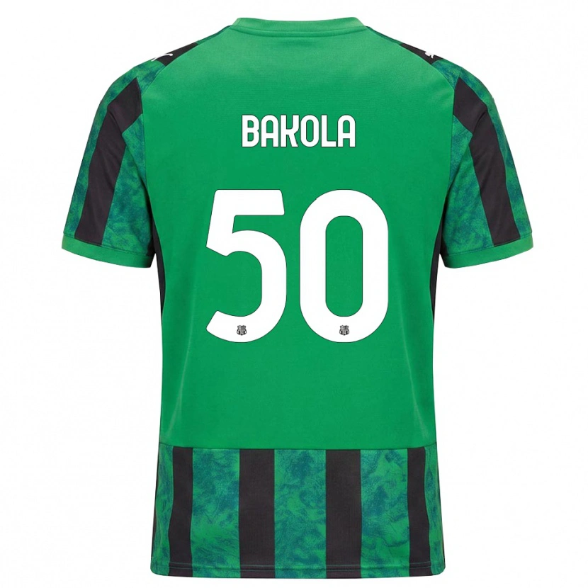 DanxenメンズDarryl Bakola#50グリーン ブラック ホワイトホームシャツ2026/27ジャージーユニフォーム