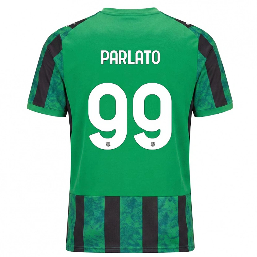 DanxenメンズClaudio Parlato#99グリーン ブラック ホワイトホームシャツ2026/27ジャージーユニフォーム