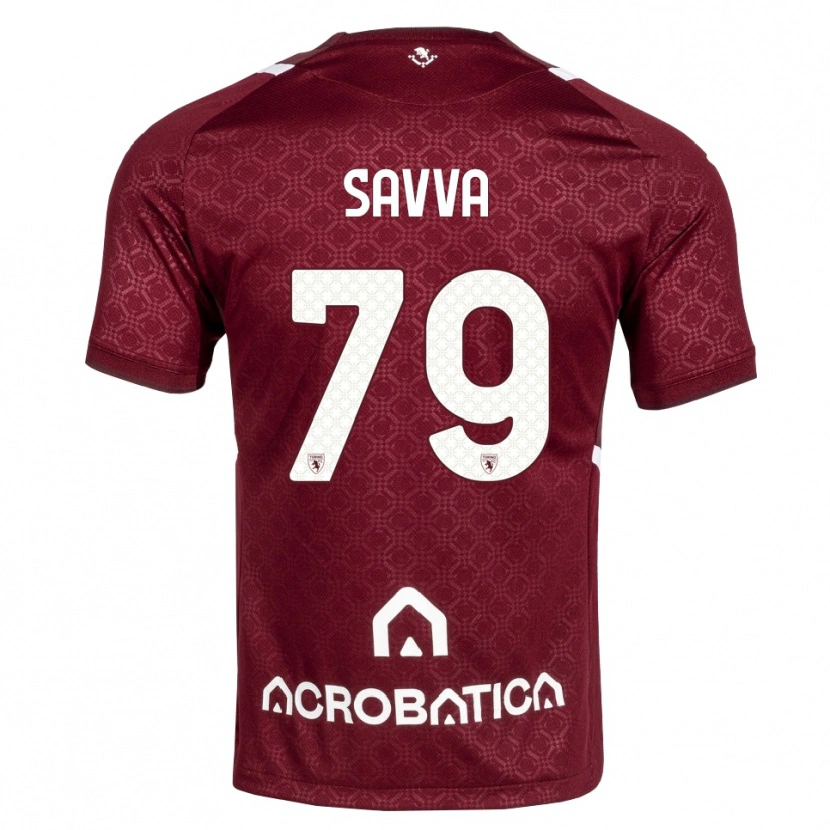 Danxenメンズザノス・サヴァ#79バーガンディ ホワイトホームシャツ2026/27ジャージーユニフォーム