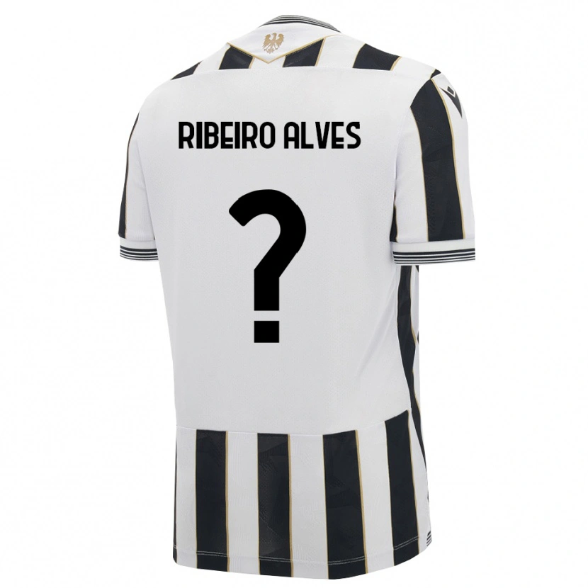 DanxenメンズNoah Ribeiro Alves#0ブラック ホワイト ピンクホームシャツ2026/27ジャージーユニフォーム
