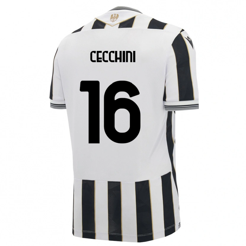 DanxenメンズGiorgio Cecchini#16ブラック ホワイト ピンクホームシャツ2026/27ジャージーユニフォーム