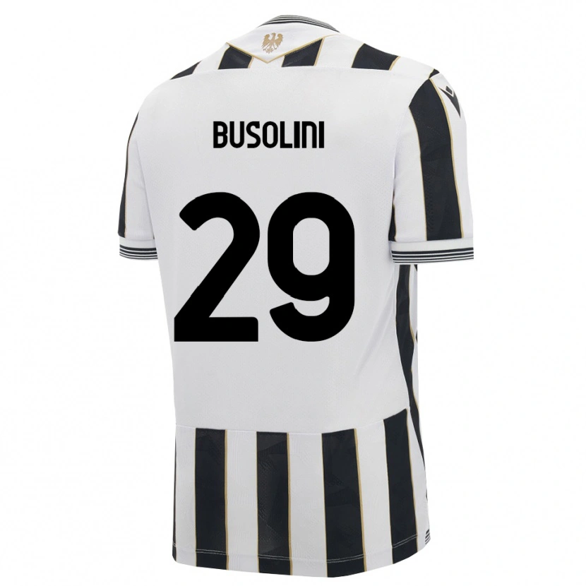 DanxenメンズAlessandro Busolini#29ブラック ホワイト ピンクホームシャツ2026/27ジャージーユニフォーム