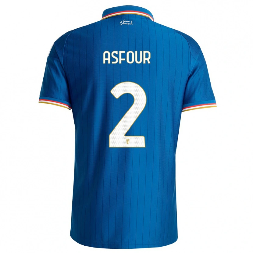 DanxenメンズAdam Asfour#2ブルー ホワイト レッドホームシャツ2026/27ジャージーユニフォーム