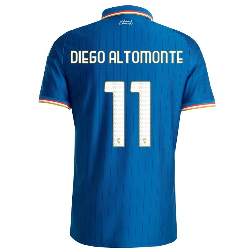DanxenメンズThomas Diego Altomonte#11ブルー ホワイト レッドホームシャツ2026/27ジャージーユニフォーム
