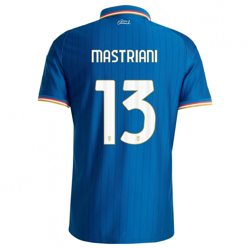 DanxenメンズSalvatore Mastriani#13ブルー ホワイト レッドホームシャツ2026/27ジャージーユニフォーム