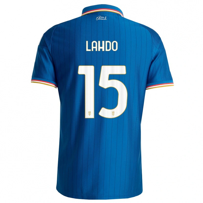 DanxenメンズAdrian Lahdo#15ブルー ホワイト レッドホームシャツ2026/27ジャージーユニフォーム