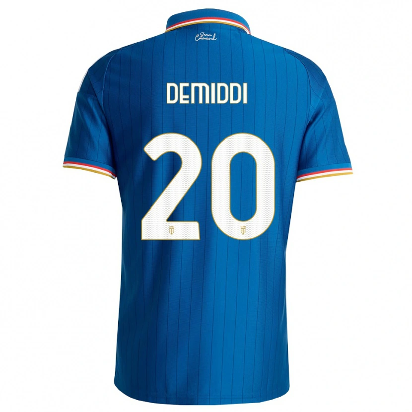 DanxenメンズPedro Demiddi#20ブルー ホワイト レッドホームシャツ2026/27ジャージーユニフォーム