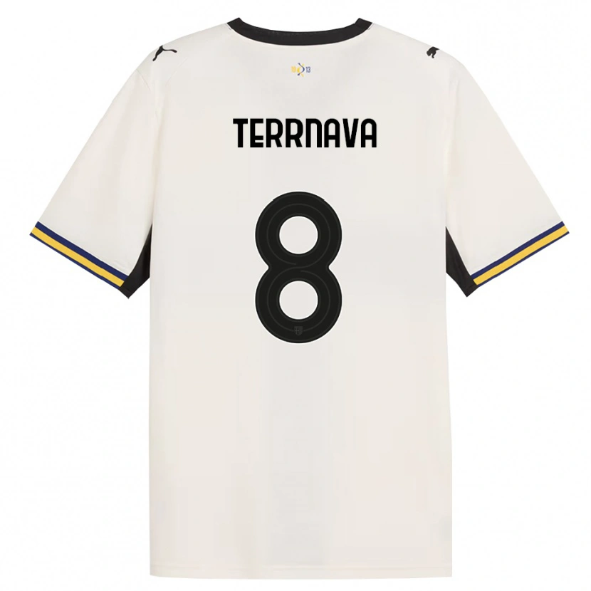 DanxenメンズDren Terrnava#8オフホワイト ブラック イエローホームシャツ2026/27ジャージーユニフォーム