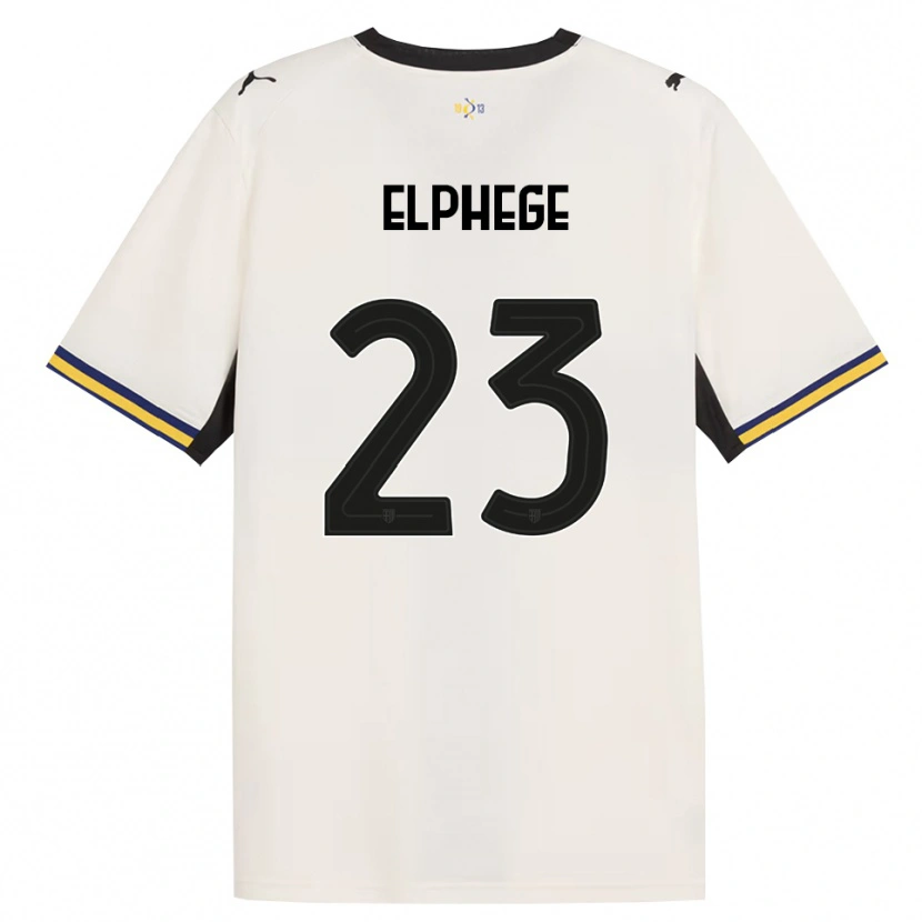 DanxenメンズNesta Elphege#23オフホワイト ブラック イエローホームシャツ2026/27ジャージーユニフォーム